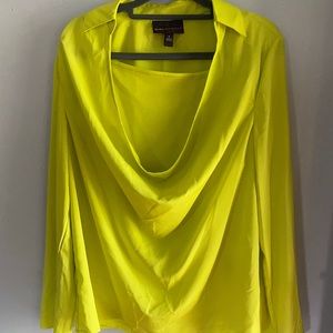Dana Buchman lime green top